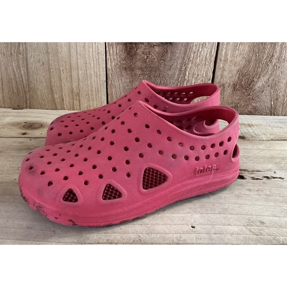 Totes Shoes Sandals Water Clogs Sol Bounce Kids Splash & Play Red Size 7/8